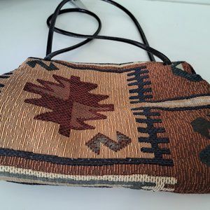 Nine West Woven Textile Bag